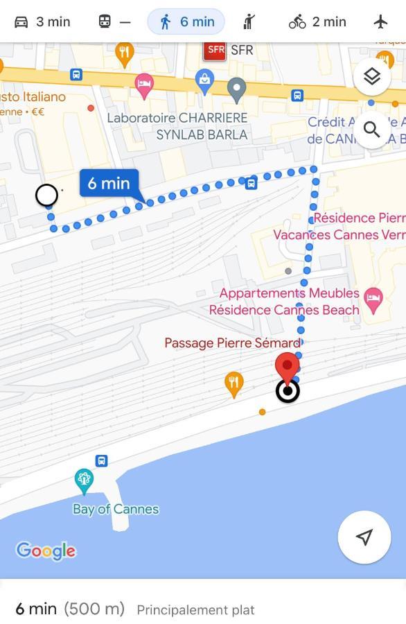 Appartement A 2 Pas De La Mer Кан Екстериор снимка